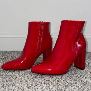 Dream Pairs Red Heeled Boots
